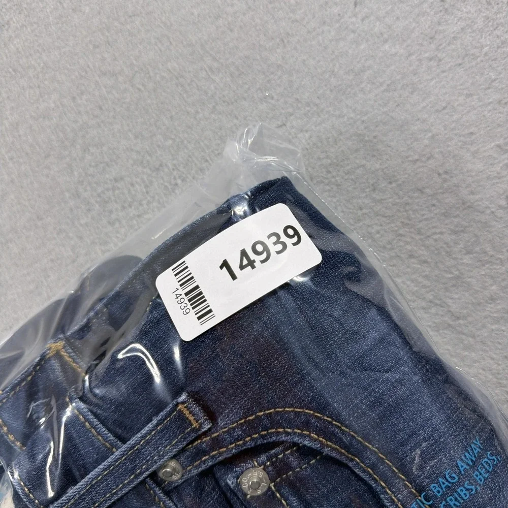 Levis 725 High Rise Bootcut Jeans Womens 24 Medium Wash Blue Stretch Denim Pants